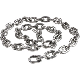 Цепь якорная 10 мм нержавеющая сталь DIN 766 (41110, 10265199)